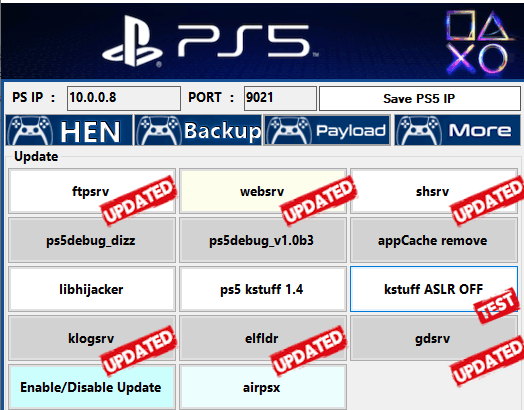 PS5 PAYLOAD MOD